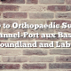 Guide to Orthopaedic Surgery in Channel-Port aux Basques, Newfoundland and Labrador