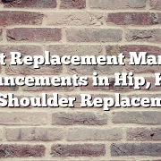 Joint Replacement Market: Advancements in Hip, Knee, and Shoulder Replacements