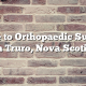 Guide to Orthopaedic Surgery in Truro, Nova Scotia