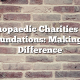 Orthopaedic Charities and Foundations: Making a Difference