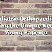 Pediatric Orthopaedics: Meeting the Unique Needs of Young Patients