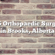 Top 5 Orthopaedic Surgeons in Brooks, Alberta
